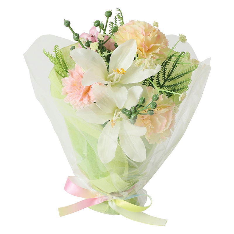 ポピー 造花　カーネーションリリーポット SS FP-1118-MIX 1個（ご注文単位12個）【直送品】