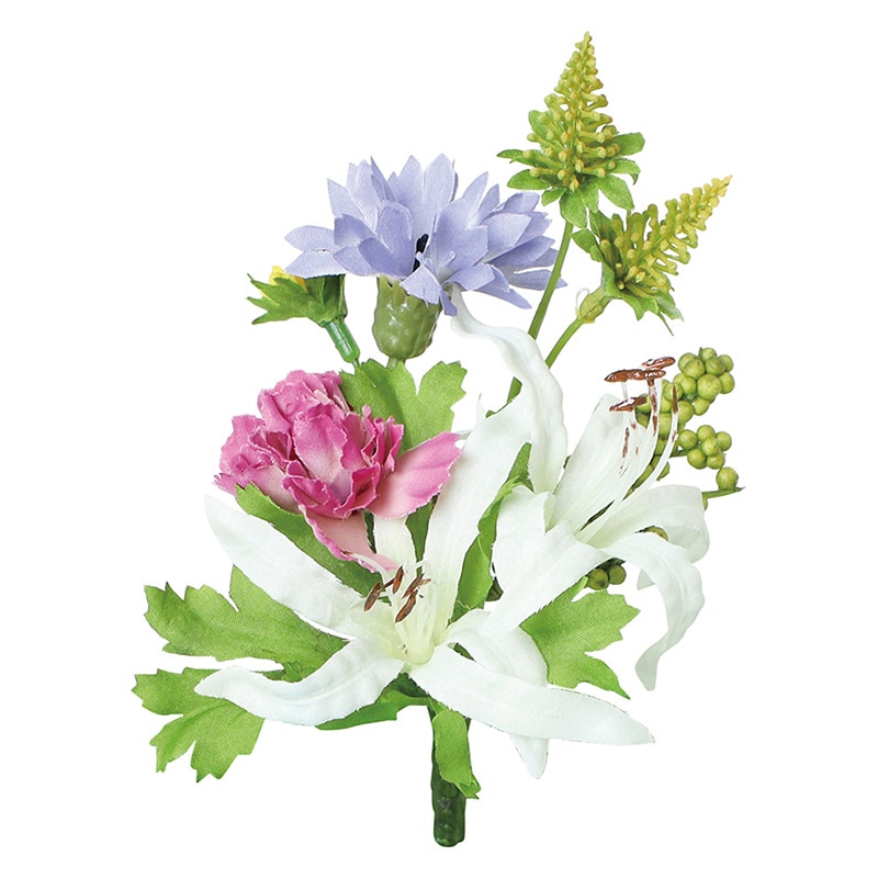 ポピー 造花　仏壇　ネリネ S FP-1127-MIX 1本（ご注文単位8本）【直送品】