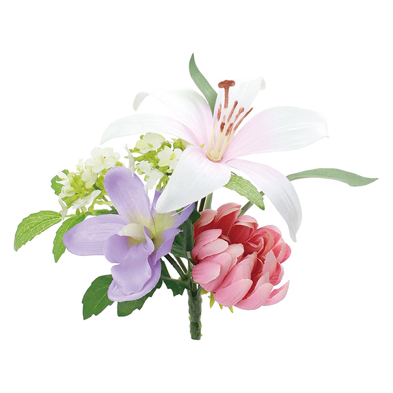 ポピー 造花　仏壇　マム M FP-1128-MIX 1本（ご注文単位6本）【直送品】