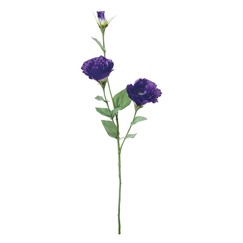 ポピー 造花　トルコキキョウ パープルホワイト FA-7567-PUW 1本（ご注文単位12本）【直送品】