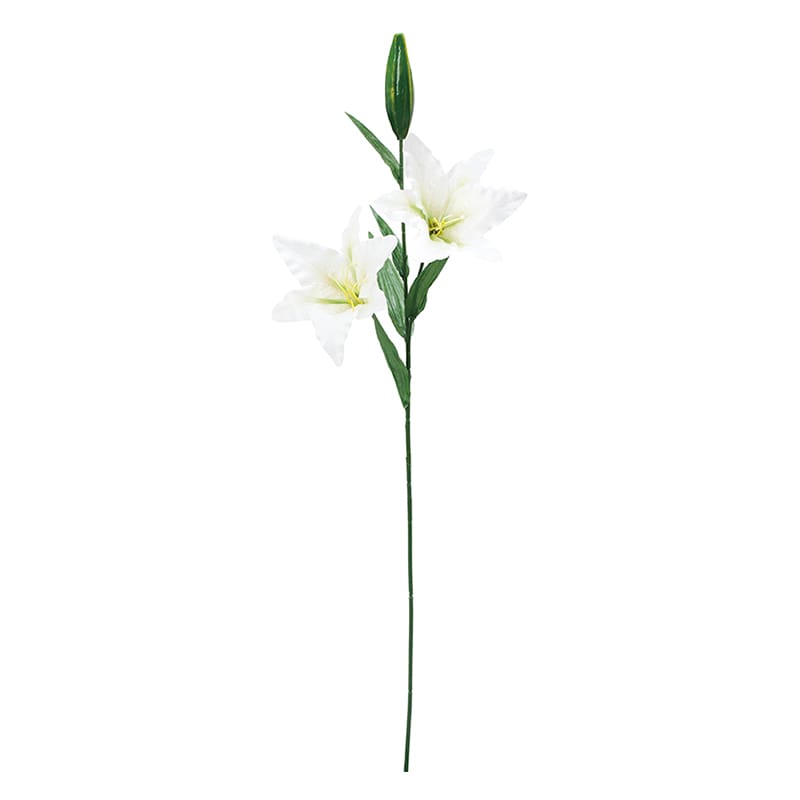 ポピー 造花　カサブランカ×2 クリーム FA-7569-CR 1本（ご注文単位12本）【直送品】