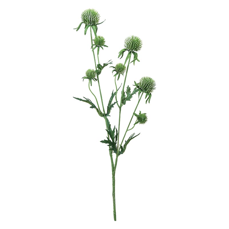 ポピー 造花　グローブシスルスプレー グリーン FF-3019-GR 1本（ご注文単位24本）【直送品】