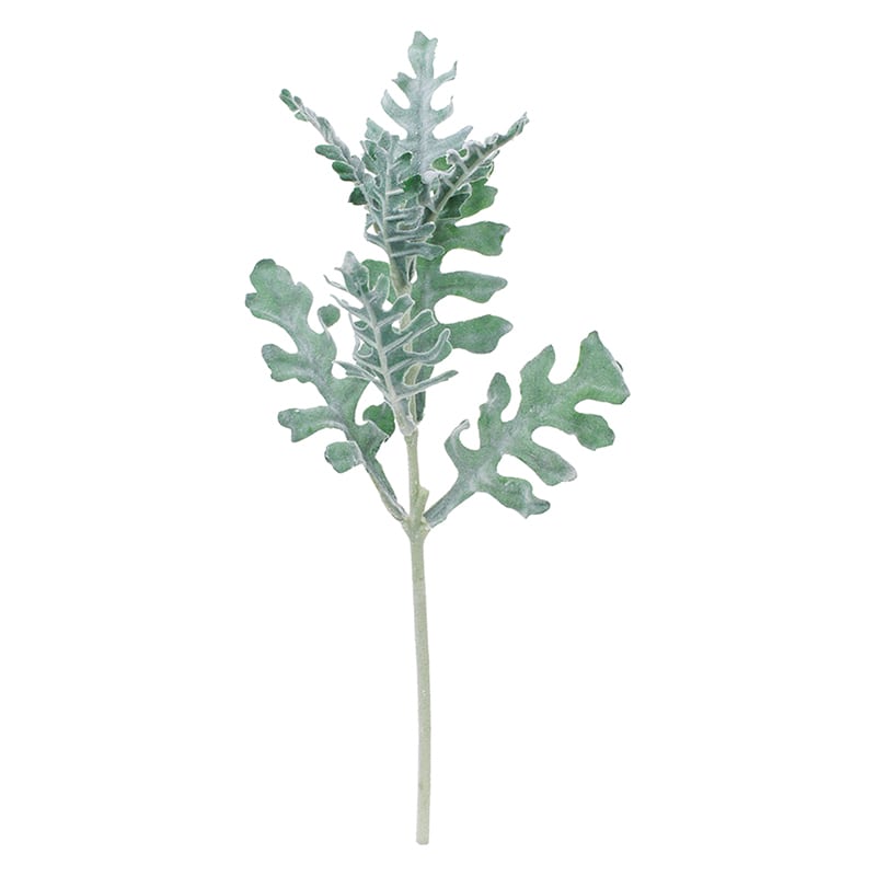 ポピー 造花　ダスティーミラースプレー グリーン FGH-0020-GR 1本（ご注文単位24本）【直送品】