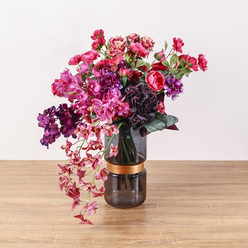 ポピー 造花 ラグジュアリーアレンジ FBCD-3011 07 1個(ご注文単位1個)【直送品】