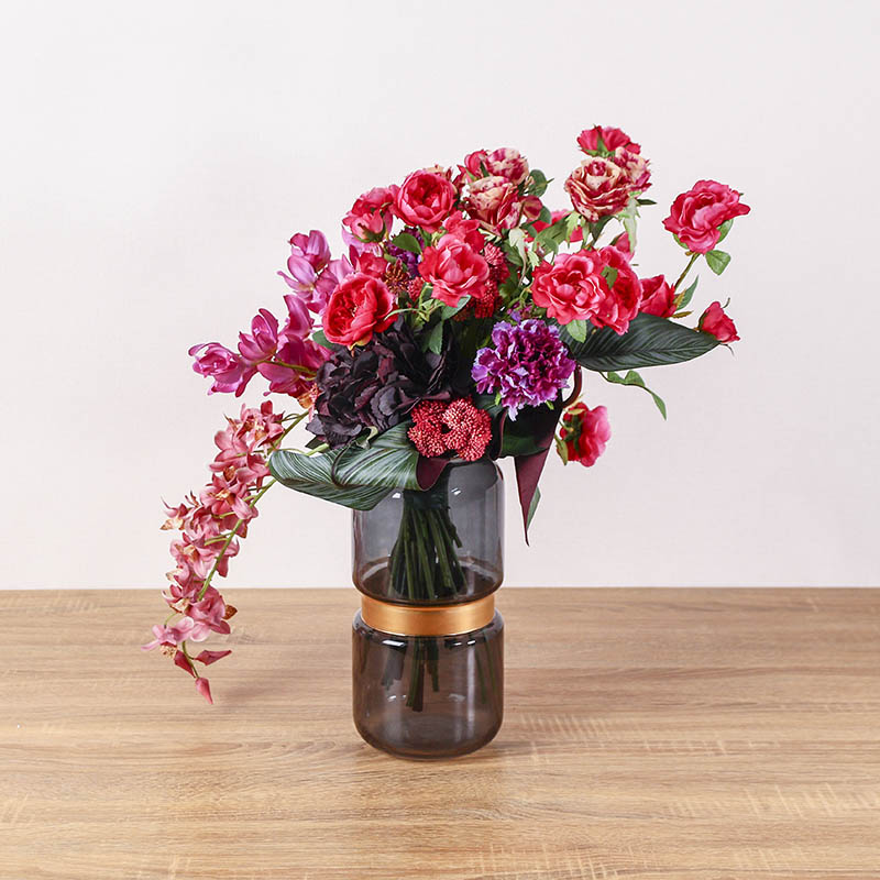 ポピー 造花 ラグジュアリーアレンジ FBCD-3011 07 1個(ご注文単位1個)【直送品】