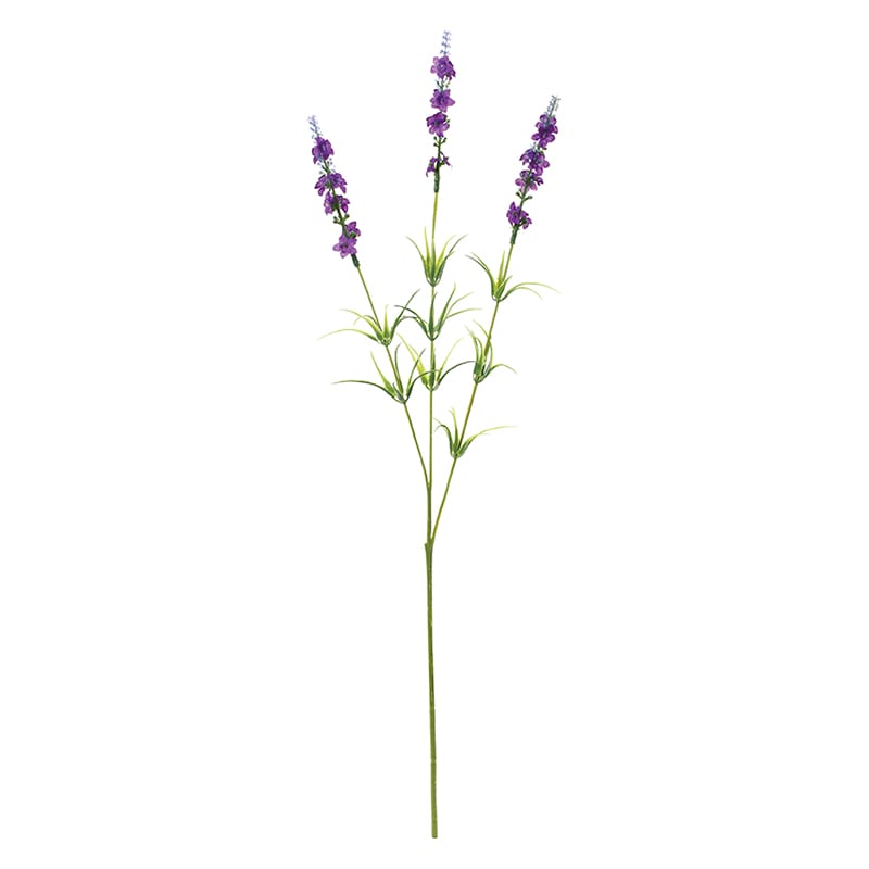 ポピー 造花　ラベンダースプレー パープル FF-3032-PU 1本（ご注文単位24本）【直送品】
