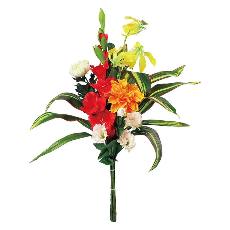 ポピー 造花　オリエンタル組花 LL FP-0959-MIX 1束（ご注文単位8束）【直送品】