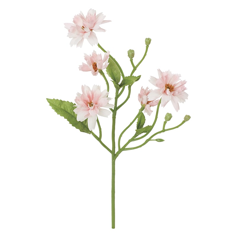 ポピー 造花　コレオプシス ホワイトピンク FFH-0054-W/P 1本（ご注文単位24本）【直送品】