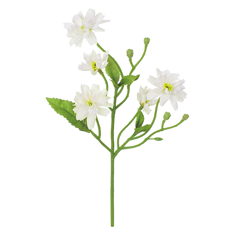 ポピー 造花 コレオプシス ホワイト FFH-0054-W 1本(ご注文単位24本)【直送品】