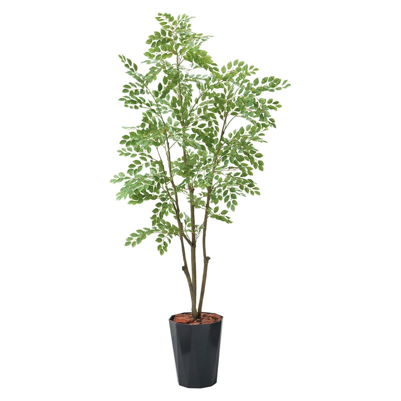 >ポピー 造花 トネリコポット 180cm GLPS-1497 BKL 1個(ご注文単位1個)【直送品】