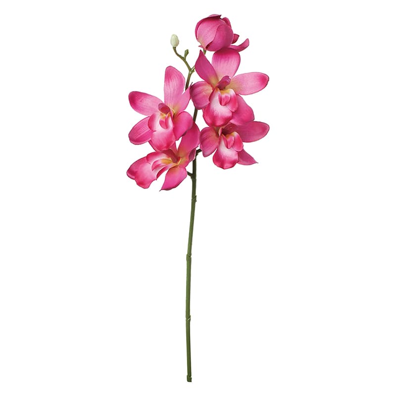 ポピー 造花　シンビジューム パープル FFH-0055-PU 1本（ご注文単位24本）【直送品】