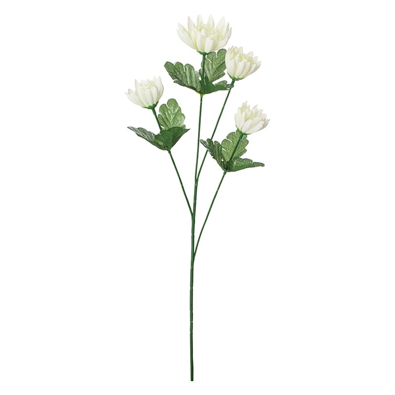 ポピー 造花　ミニマム×4 クリーム FF-3038-CR 1本（ご注文単位24本）【直送品】