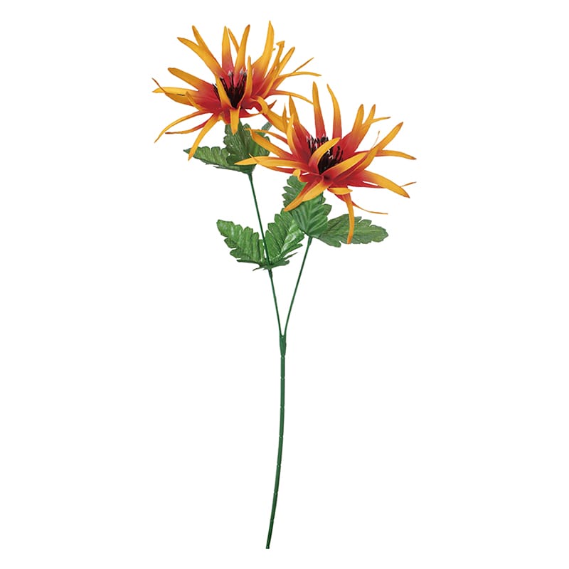 ポピー 造花　シャーリーマム オレンジ FF-3039-OR 1本（ご注文単位24本）【直送品】