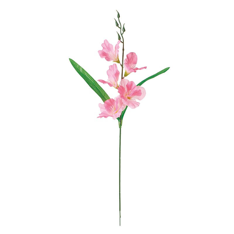 ポピー 造花　グラジオラス ピンク FF-3044-P 1本（ご注文単位24本）【直送品】