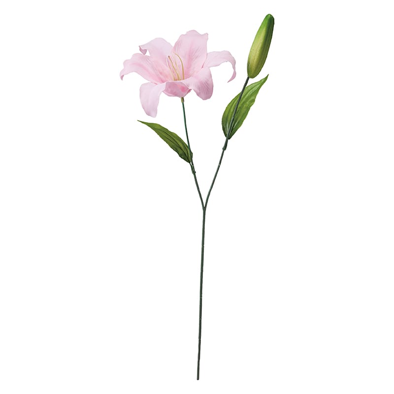 ポピー 造花　シングルカサブランカ ピンク FF-3054-P 1本（ご注文単位24本）【直送品】