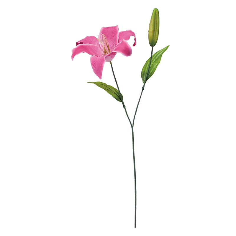 ポピー 造花　シングルカサブランカ ビューティー FF-3054-BTY 1本（ご注文単位24本）【直送品】