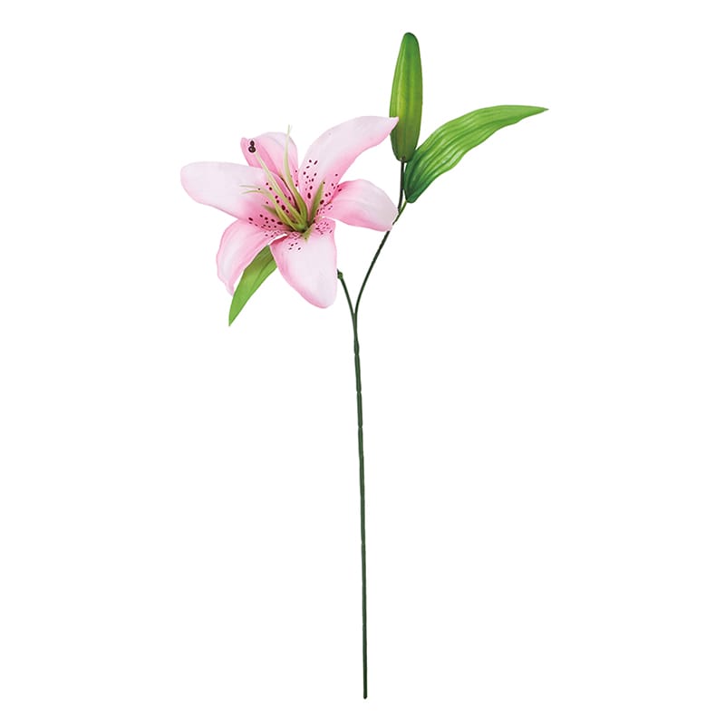 ポピー 造花　シングルオリエンタルリリー ビューティー FF-3055-BTY 1本（ご注文単位24本）【直送品】