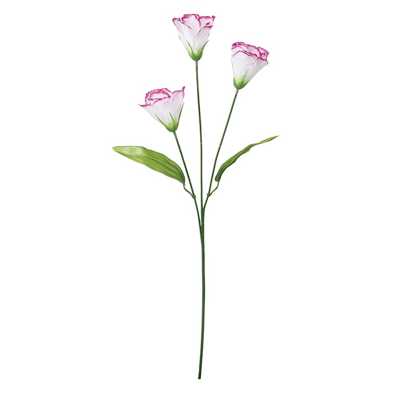 ポピー 造花　トルコキキョウ ラベンダーホワイト FF-3058-L/W 1本（ご注文単位24本）【直送品】