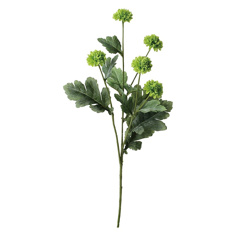 ポピー 造花　スプレーマム グリーン FD-0110-GR 1本（ご注文単位12本）【直送品】