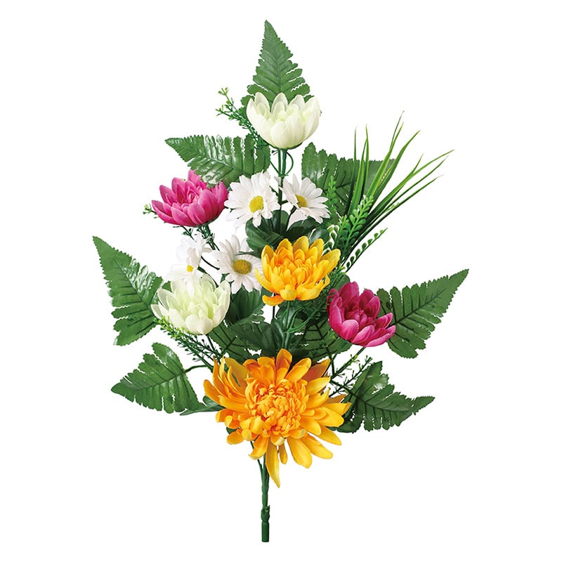 ポピー 造花　仏花ブッシュ LL FP-0970A-MIX 1本（ご注文単位12本）【直送品】