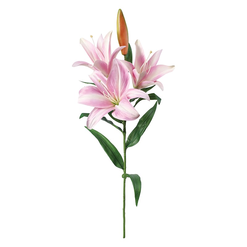 ポピー 造花　オルフェオリリー ラベンダー FA-6943-LAV 1本（ご注文単位6本）【直送品】