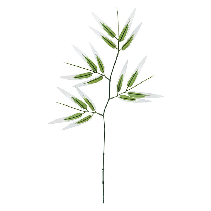 ポピー 造花　笹 ツートングリーン FG-4658-TGR 1本（ご注文単位24本）【直送品】