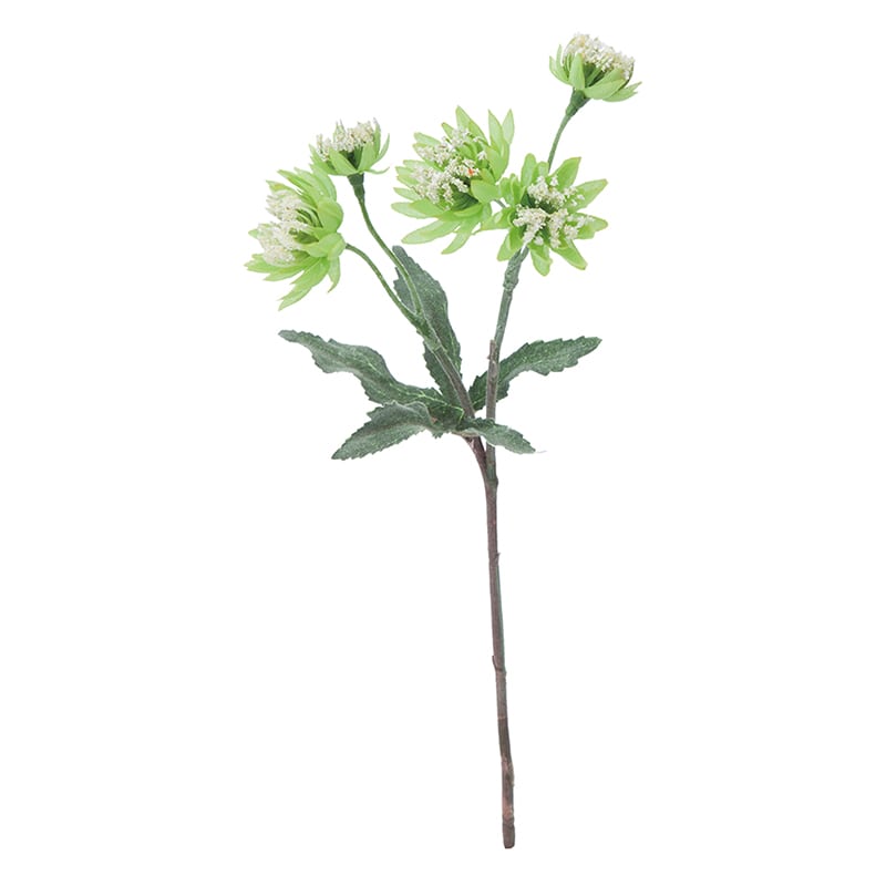 ポピー 造花　アストランティア グリーン FFH-0001-GR 1本（ご注文単位24本）【直送品】