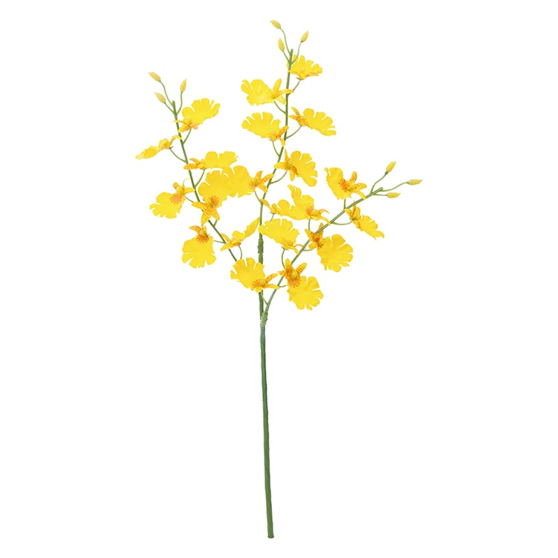 ポピー 造花　オンシジューム イエロー FFH-0002-Y 1本（ご注文単位24本）【直送品】