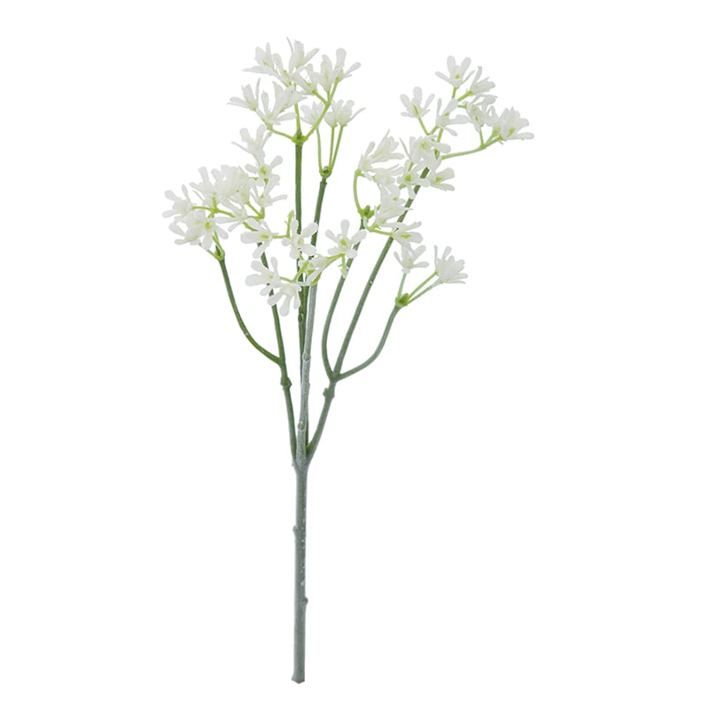 ポピー 造花　ベビーブレス ホワイト FFH-0005-W 1本（ご注文単位24本）【直送品】