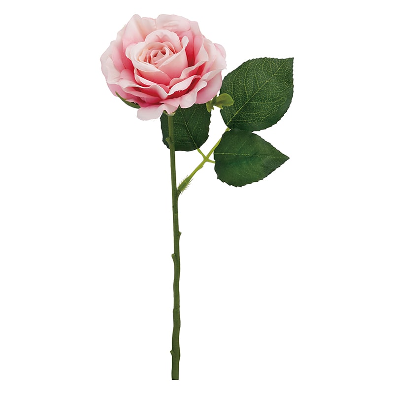 ポピー 造花　エレガントローズ ピンク FFH-0009A-P 1本（ご注文単位24本）【直送品】