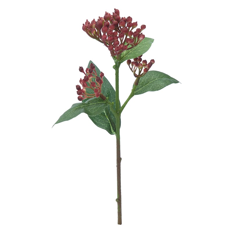 ポピー 造花　ビバーナムティナス モーブ FGH-0003-MAV 1本（ご注文単位24本）【直送品】