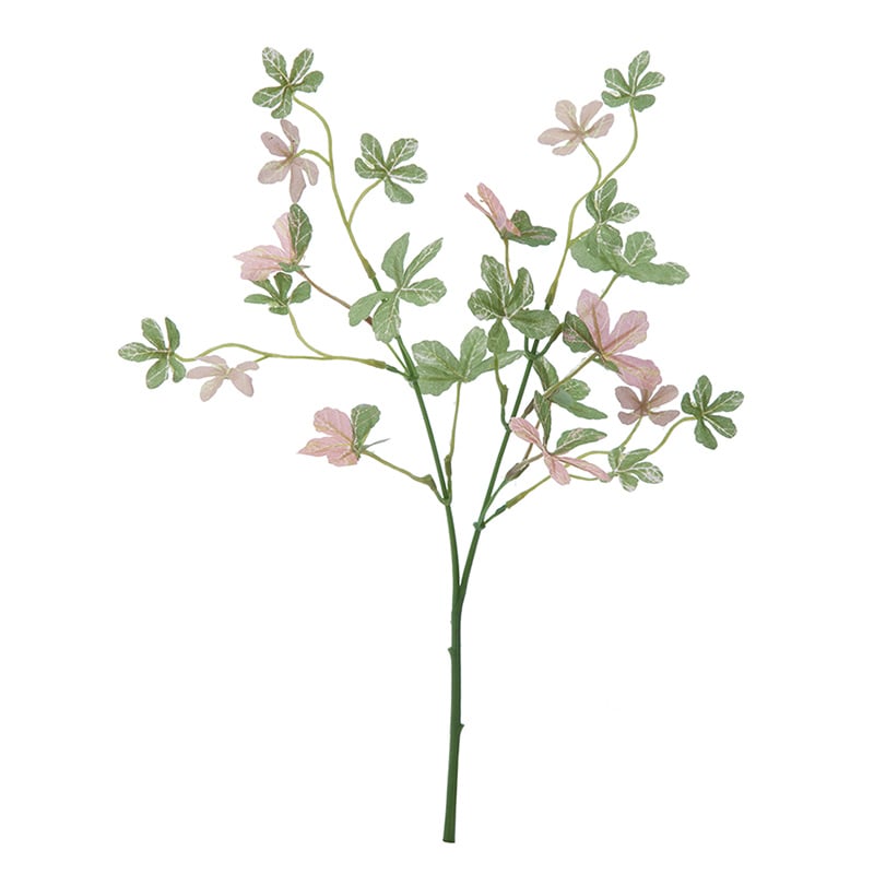 ポピー 造花　シュガーバイン ピンクグリーン FGH-0009-P/G 1本（ご注文単位24本）【直送品】