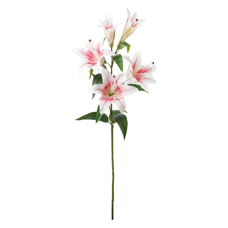 ポピー 造花　カサブランカ×5 ピンク FA-7108A-P 1本（ご注文単位12本）【直送品】