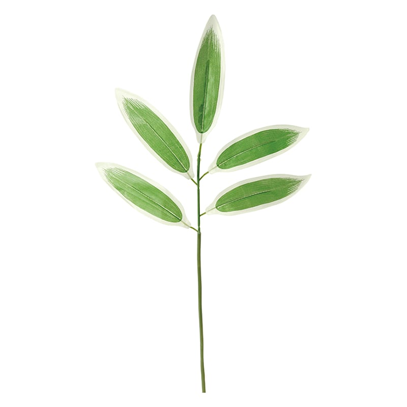 ポピー 造花　熊笹 グリーン FG-4893-GR 1本（ご注文単位24本）【直送品】