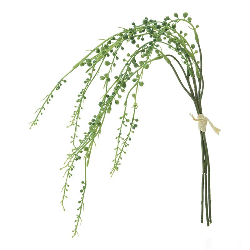 ポピー 造花　グリーンネックレス グリーン FGH-0018-GR 1束（ご注文単位24束）【直送品】