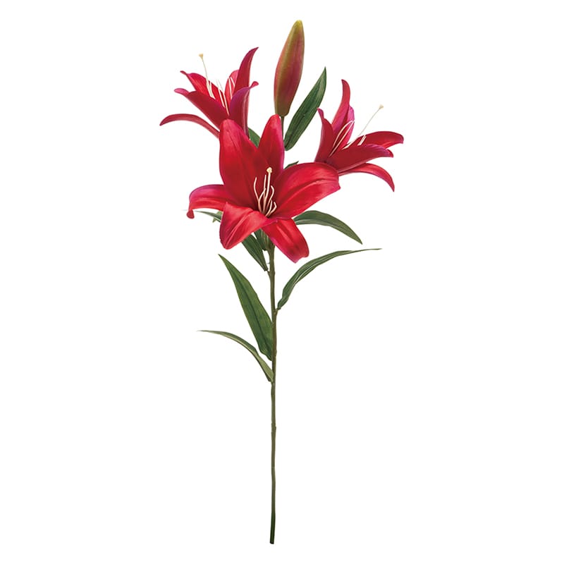 ポピー 造花　オルフェオリリー ビューティー FA-6943-BTY 1本（ご注文単位6本）【直送品】