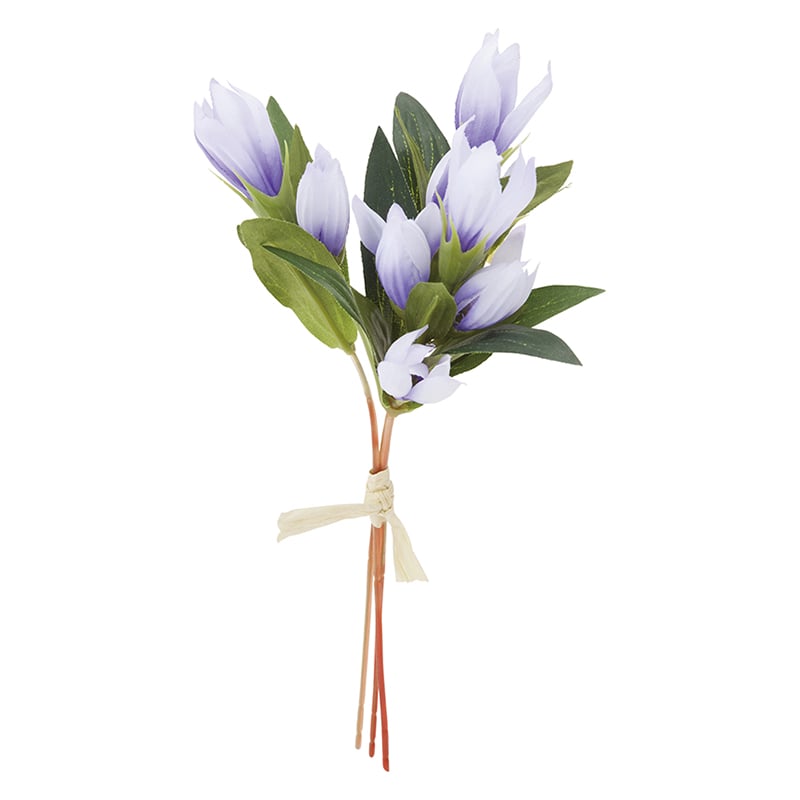 ポピー 造花　リンドウバンドル ライトパープル FS-8306-LPU 1束（ご注文単位12束）【直送品】