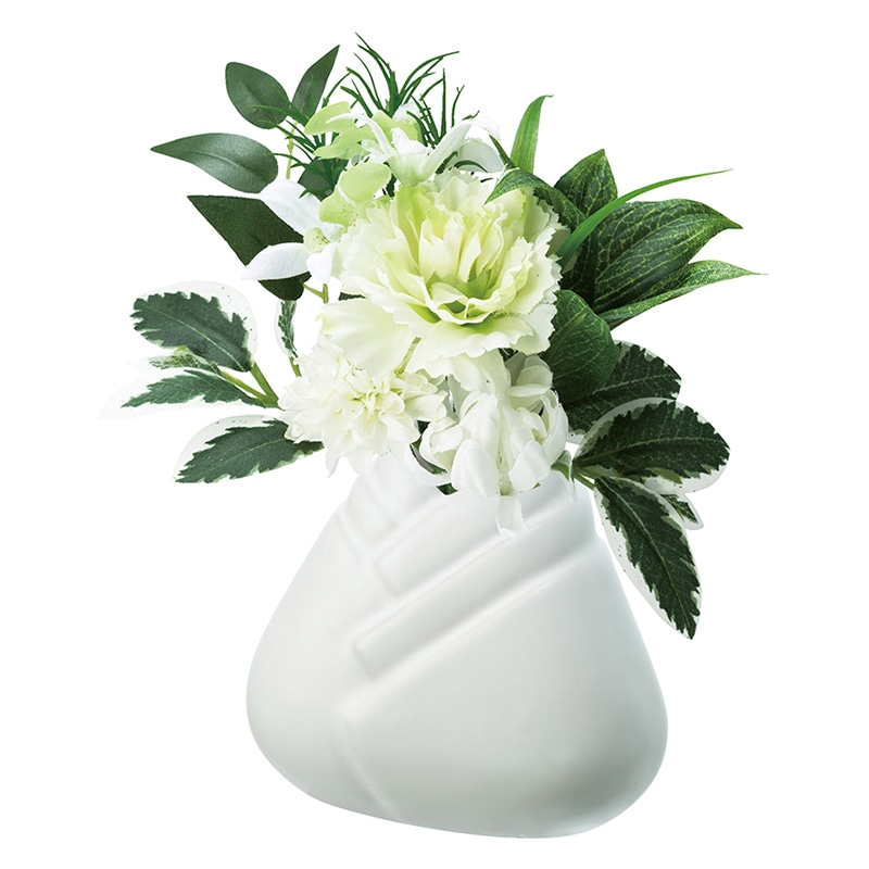 ポピー 造花　仏壇用ミニポット　結  FP-0849-MIX 1個（ご注文単位3個）【直送品】