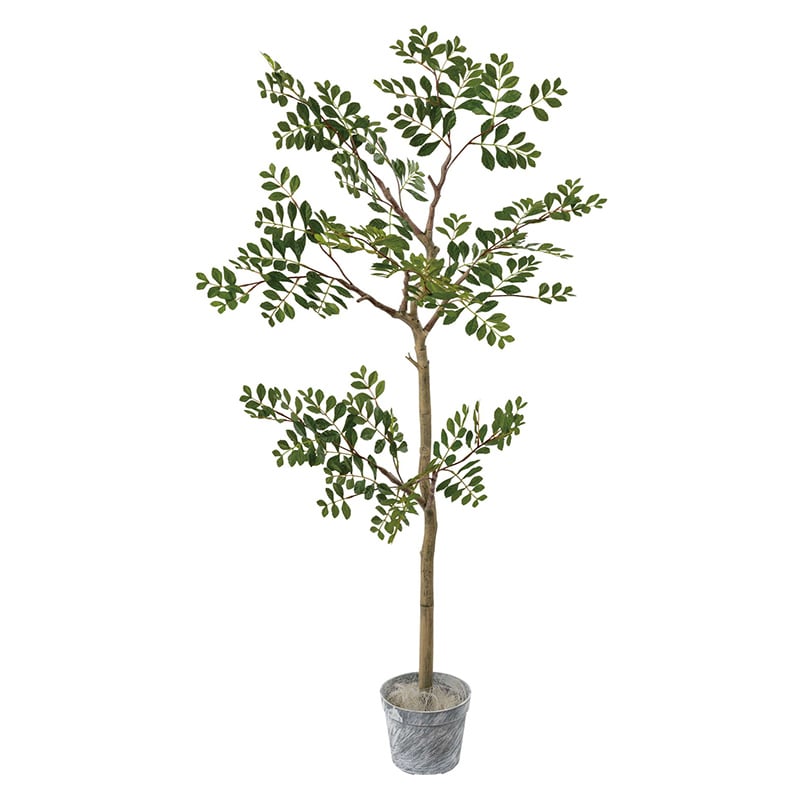 ポピー 造花 ジョイントトネリコツリーセット GLA-1515　GR 1本（ご注文単位1本）【直送品】