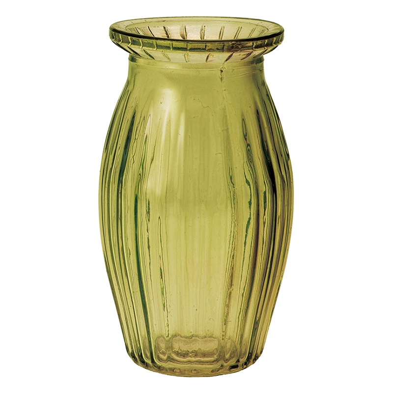 ポピー ガラスオーバルベースミニ グリーン RFB-041 1個（ご注文単位1個）【直送品】