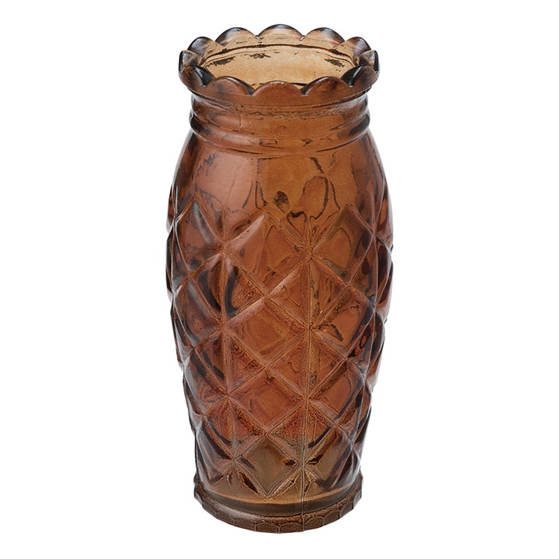 ポピー ガラスカッティングボトル ブラウン RFB-375 1個（ご注文単位1個）【直送品】