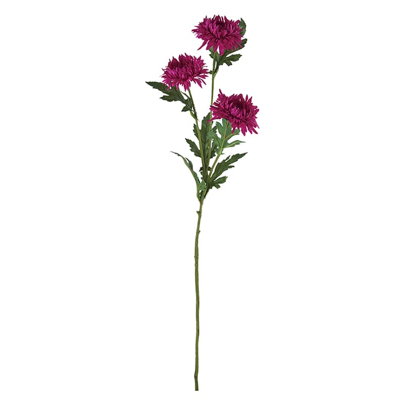 ポピー 造花　アスタースプレー ラベンダー FA-7344-LAV 1本（ご注文単位12本）【直送品】