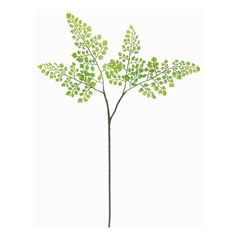 ポピー 造花　アジアンタムスプレー グリーン FG-5045-GR 1本（ご注文単位24本）【直送品】