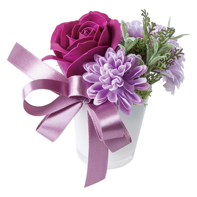 ポピー 造花　サボンアレンジ ディープ FPN-0049 1個（ご注文単位1個）【直送品】