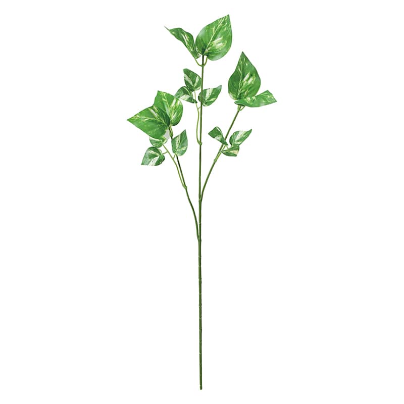ポピー 造花　ポトススプレー グリーン FG-4368R-GR 1本（ご注文単位24本）【直送品】