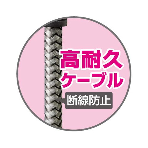 丸七 充電・転送ケーブル Type-C/Type-C アルミストリング 2.0m ダークグレー VM-33 1個(ご注文単位20個)【直送品】