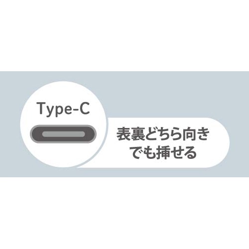 丸七 充電・転送ケーブル Type-C/Type-C アルミストリング 2.0m ダークグレー VM-33 1個(ご注文単位20個)【直送品】