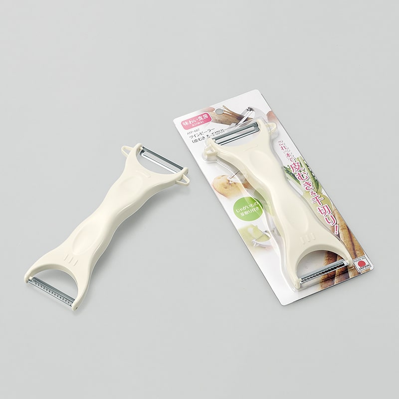 和平フレイズ 味わい食房 ツインピーラー 皮むき&干切り ATP-687 1個（ご注文単位1個）【直送品】