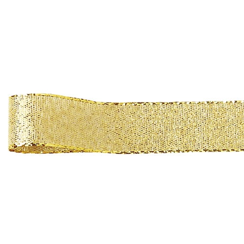 青山 リボン　ゴールデンメタリック　0345 15×25 #04 1巻（ご注文単位1巻）【直送品】