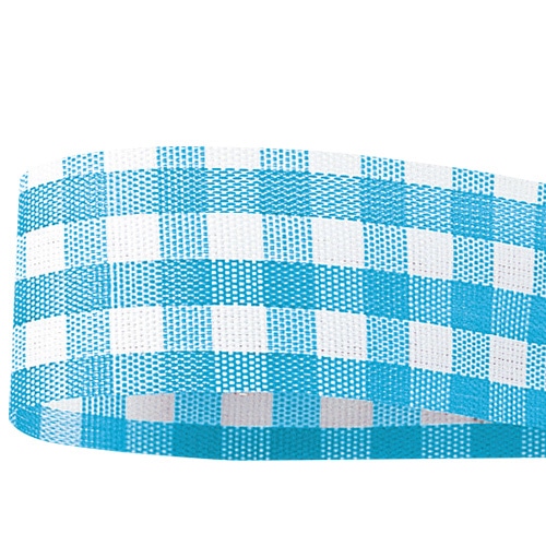 青山 リボン ギンガムチェック 6739 22×46 #32 1巻(ご注文単位1巻)【直送品】